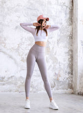 HERA - COMPRESSION LEGGING - GREY - VECTOR SPORTSWEAR